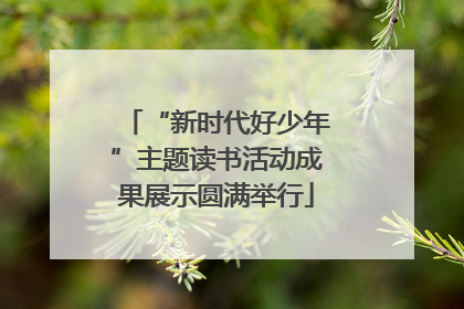 “新时代好少年”主题读书活动成果展示圆满举行