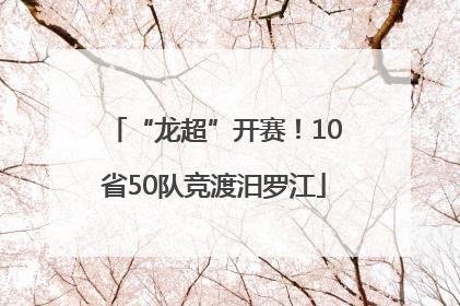 “龙超”开赛！10省50队竞渡汨罗江
