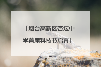 烟台高新区杏坛中学首届科技节启幕