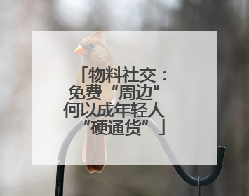 物料社交：免费“周边”何以成年轻人“硬通货”