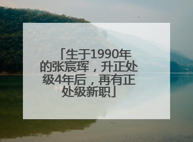 生于1990年的张宸珲，升正处级4年后，再有正处级新职