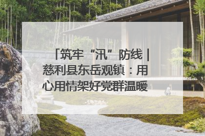 筑牢“汛”防线｜慈利县东岳观镇：用心用情架好党群温暖悠长的“连心桥”