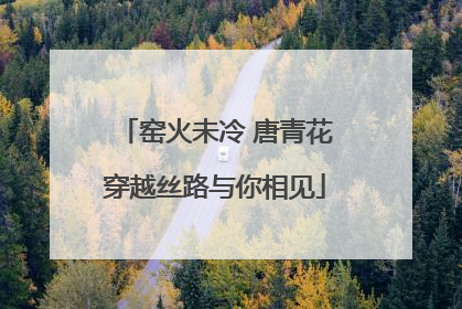 窑火未冷 唐青花穿越丝路与你相见