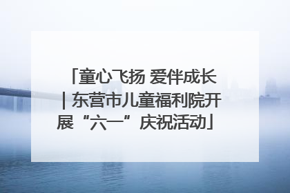 童心飞扬 爱伴成长｜东营市儿童福利院开展“六一”庆祝活动
