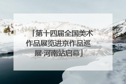 第十四届全国美术作品展览进京作品巡展·河南站启幕