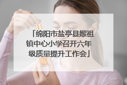 绵阳市盐亭县嫘祖镇中心小学召开六年级质量提升工作会