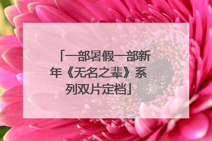 一部暑假一部新年《无名之辈》系列双片定档