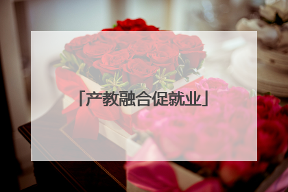 产教融合促就业