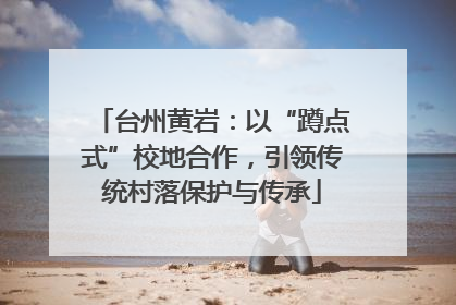 台州黄岩：以“蹲点式”校地合作，引领传统村落保护与传承