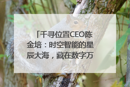 千寻位置CEO陈金培：时空智能的星辰大海，藏在数字万象与人间烟火中