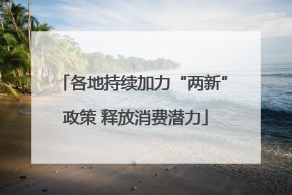 各地持续加力“两新”政策 释放消费潜力