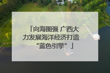 向海图强 广西大力发展海洋经济打造“蓝色引擎”
