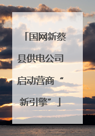 国网新蔡县供电公司启动营商“新引擎”