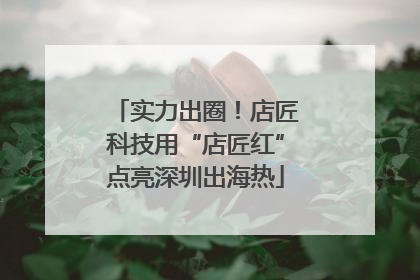 实力出圈！店匠科技用“店匠红”点亮深圳出海热