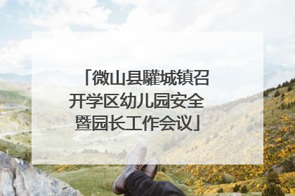微山县驩城镇召开学区幼儿园安全暨园长工作会议