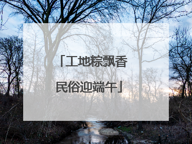 工地粽飘香 民俗迎端午