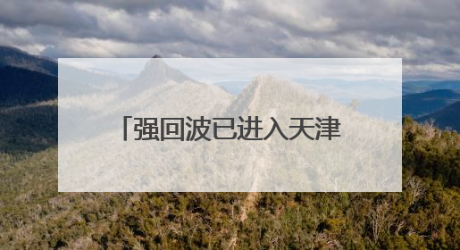 强回波已进入天津南部！4区大到暴雨！10级大风+冰雹！最新预报→