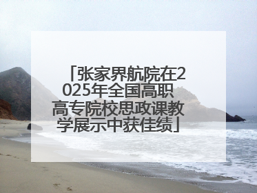 张家界航院在2025年全国高职高专院校思政课教学展示中获佳绩