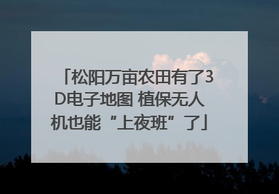 松阳万亩农田有了3D电子地图 植保无人机也能“上夜班”了