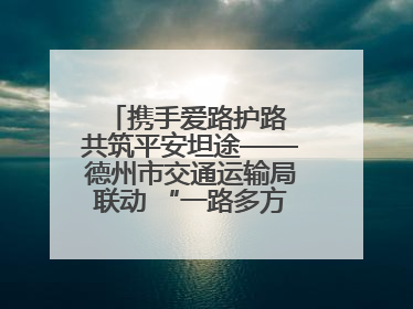携手爱路护路 共筑平安坦途——德州市交通运输局联动 “一路多方” 开展路政宣传月活动