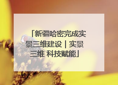 新疆哈密完成实景三维建设｜实景三维 科技赋能