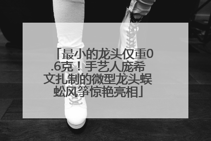 最小的龙头仅重0.6克！手艺人庞希文扎制的微型龙头蜈蚣风筝惊艳亮相
