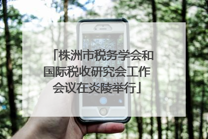 株洲市税务学会和国际税收研究会工作会议在炎陵举行