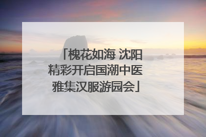 槐花如海 沈阳精彩开启国潮中医雅集汉服游园会