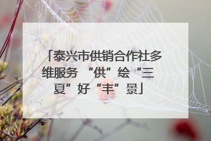 泰兴市供销合作社多维服务 “供”绘“三夏”好“丰”景