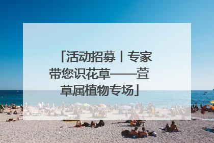 活动招募丨专家带您识花草——萱草属植物专场