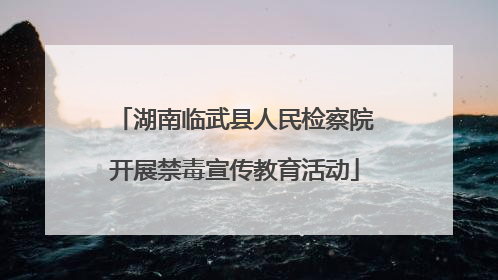 湖南临武县人民检察院开展禁毒宣传教育活动