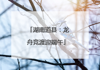 湖南道县：龙舟竞渡迎端午