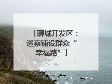 聊城开发区：巡察铺设群众“幸福路”