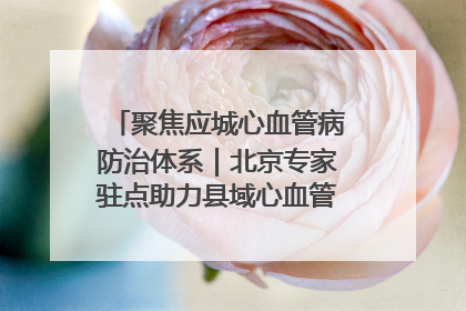 聚焦应城心血管病防治体系｜北京专家驻点助力县域心血管诊疗技术突破