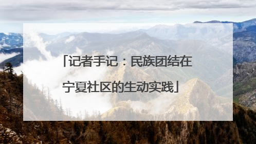 记者手记：民族团结在宁夏社区的生动实践