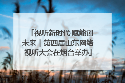 视听新时代·赋能创未来｜第四届山东网络视听大会在烟台举办