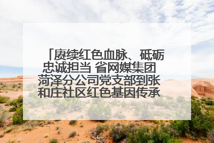 赓续红色血脉、砥砺忠诚担当 省网媒集团菏泽分公司党支部到张和庄社区红色基因传承馆开展主题党日活动