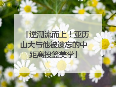 逆潮流而上！亚历山大与他被遗忘的中距离投篮美学