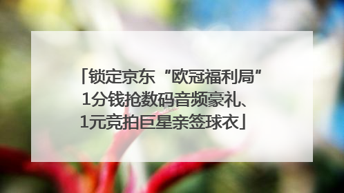 锁定京东“欧冠福利局” 1分钱抢数码音频豪礼、1元竞拍巨星亲签球衣