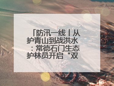 防汛一线丨从护青山到战洪水：常德石门生态护林员开启“双重守护”模式