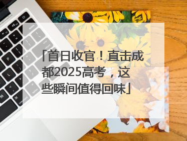 首日收官！直击成都2025高考，这些瞬间值得回味