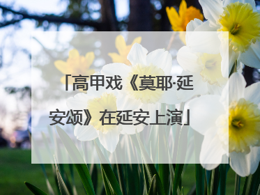 高甲戏《莫耶·延安颂》在延安上演