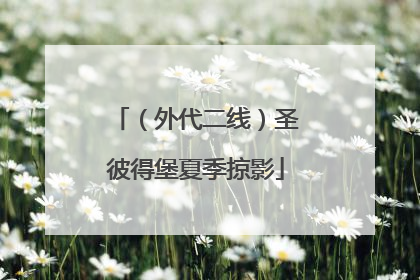 （外代二线）圣彼得堡夏季掠影