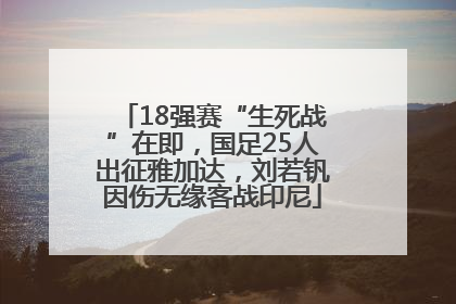 18强赛“生死战”在即，国足25人出征雅加达，刘若钒因伤无缘客战印尼