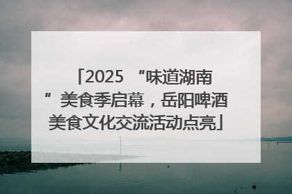 2025 “味道湖南”美食季启幕，岳阳啤酒美食文化交流活动点亮