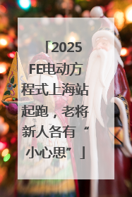 2025FE电动方程式上海站起跑，老将新人各有“小心思”