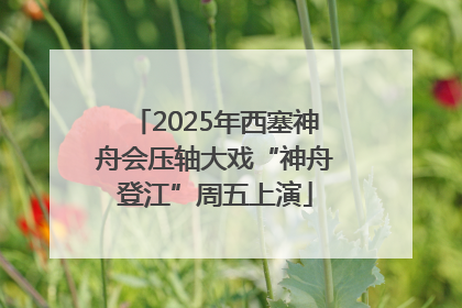 2025年西塞神舟会压轴大戏“神舟登江”周五上演