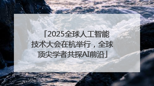 2025全球人工智能技术大会在杭举行，全球顶尖学者共探AI前沿