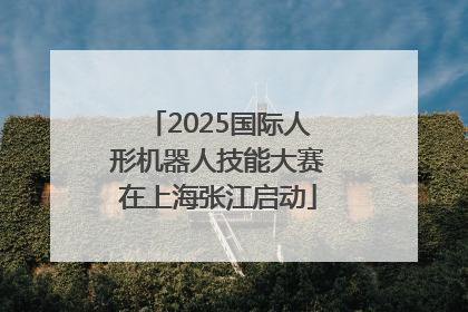 2025国际人形机器人技能大赛在上海张江启动