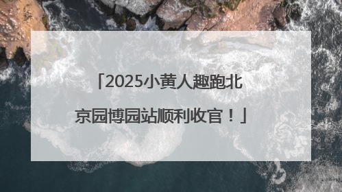 2025小黄人趣跑北京园博园站顺利收官！